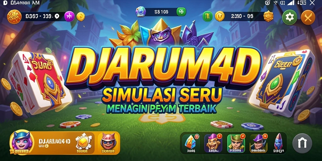 Tampilan gameplay penuh aksi dari DJARUM4D yang seru.