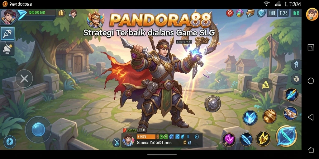 Tangkapan layar PANDORA88 menampilkan pertempuran strategis yang intens.